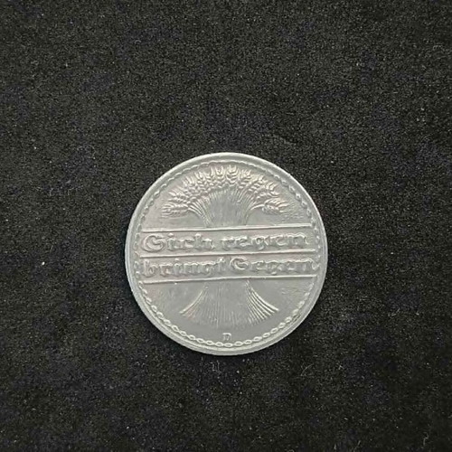50 Pfennig Germany 1919-1922 Mint Error coin uncirculated