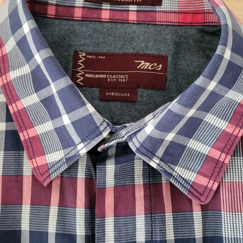 Marlboro Classics checked shirt size M like new