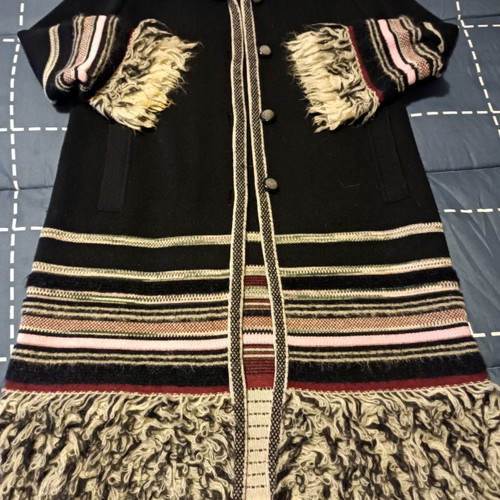 Cardigan used, Italian, size L, blue