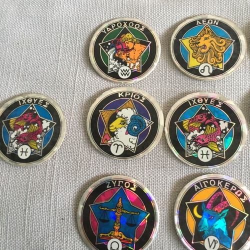 Vintage Zodiac Caps like new, collection of 19 pieces
