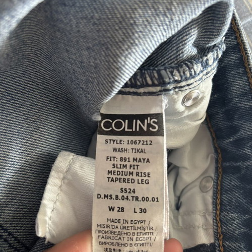 Colin's 891 Maya Slim Fit Jeans like new, blue, W28 L30