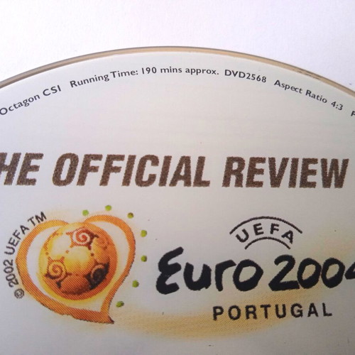 UEFA Euro 2004 Official Review DVD like new, authentic