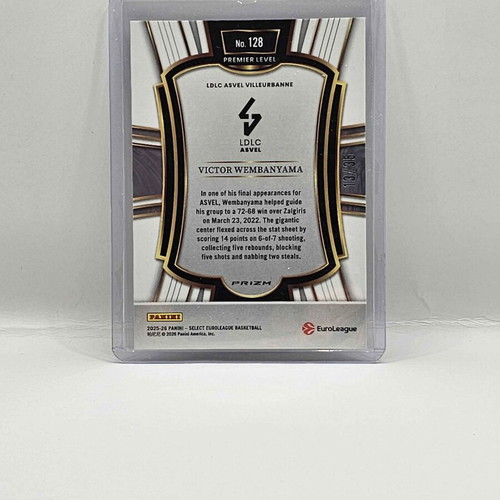 2025-26 Panini Select EuroLeague Victor Wembanyama Premier Level /35