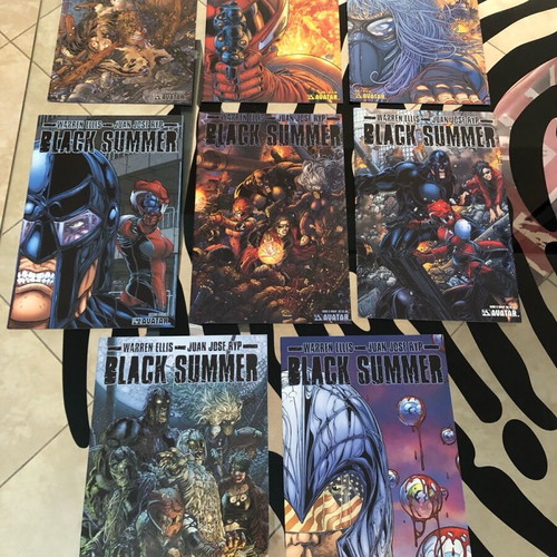 Black Summer set of 8 comics new, Warren Ellis, Juan Jose Ryp, Avatar Comics