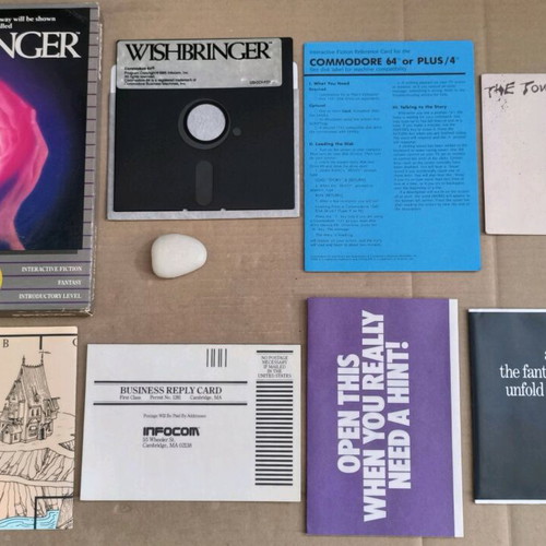 Wishbringer (Infocom) (Commodore Disk) like new, complete in box