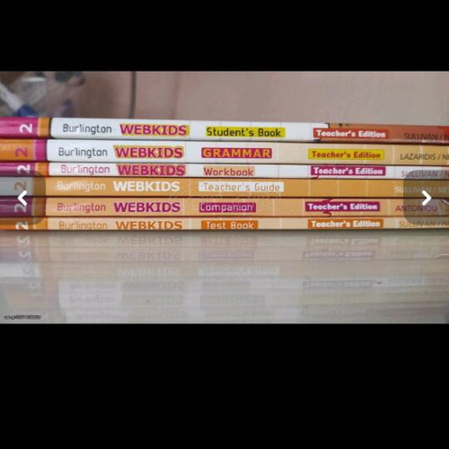 Webkids 2 and Webkids 3 English Books new, complete Burlington packages