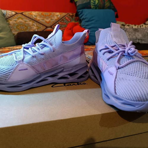 Fashion sport sneakers size 39 like new, pink and purple