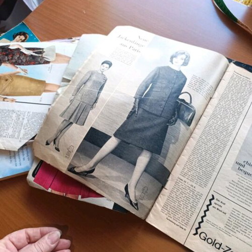 Fashion magazines used 1950-1960 for collectors