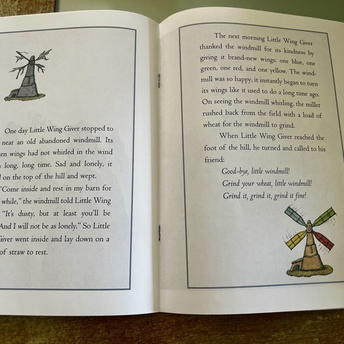 The Little Wing Giver children's book by Jacques Taravant and Peter Sís