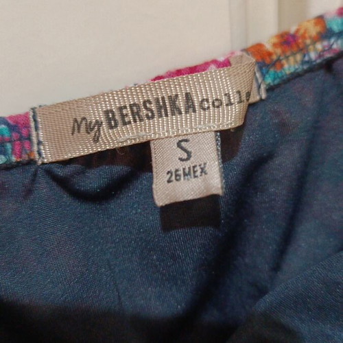 Bershka dress multicolored like new, size S