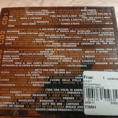 Ennio Morricone The Soundtracks 5 CD new sealed