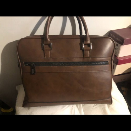 Leather briefcase like new