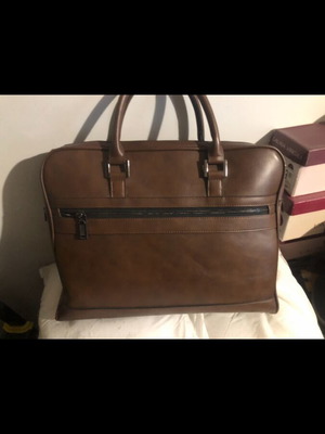 Leather briefcase like new