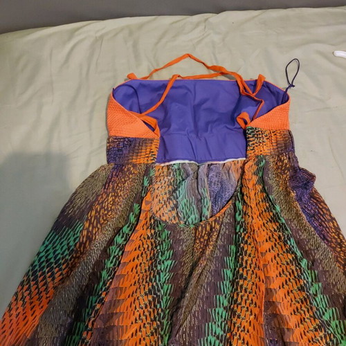 Missoni long orange dress like new