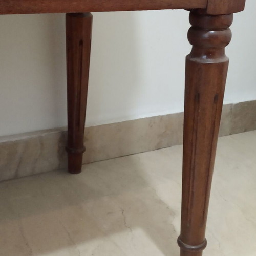 Antique sideboard buffet like new with gray marble top