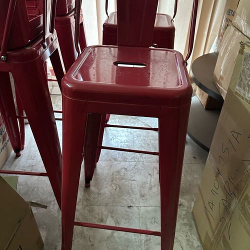 Stands and high chairs used, pack of 8 chairs and 3 stands