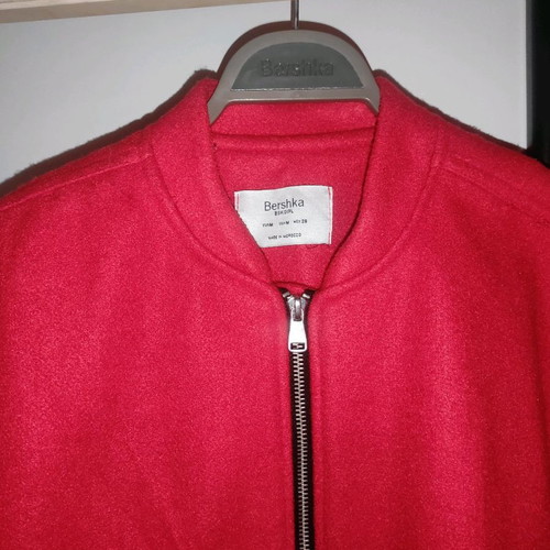 Jacket used, thin, red, size M