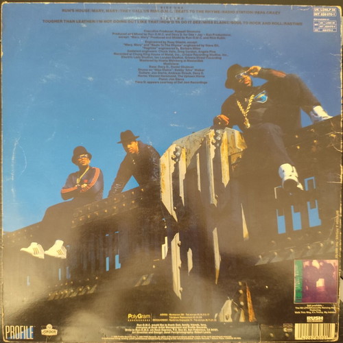 Run DMC Tougher Than Leather LP μεταχειρισμένο, hip-hop