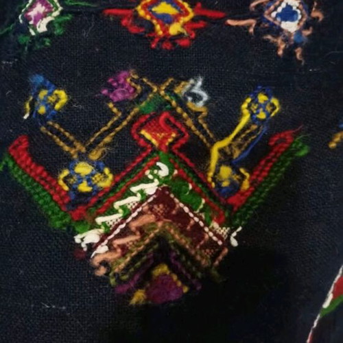 Traditional woven wool band from Arachova like new