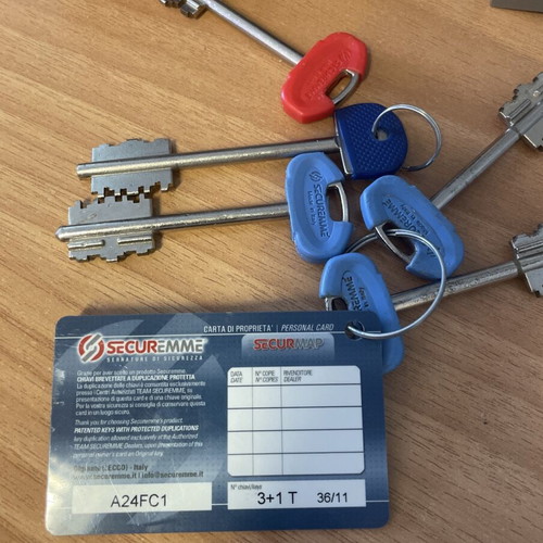 Securemme Securmap 25SX security lock kit like new