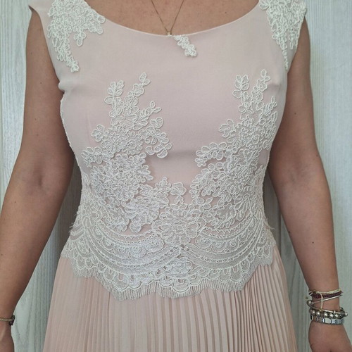 Long formal pleated dress Access like new