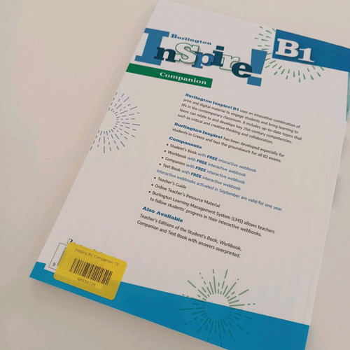 Burlington Inspire B1 Companion Teacher’s Edition new