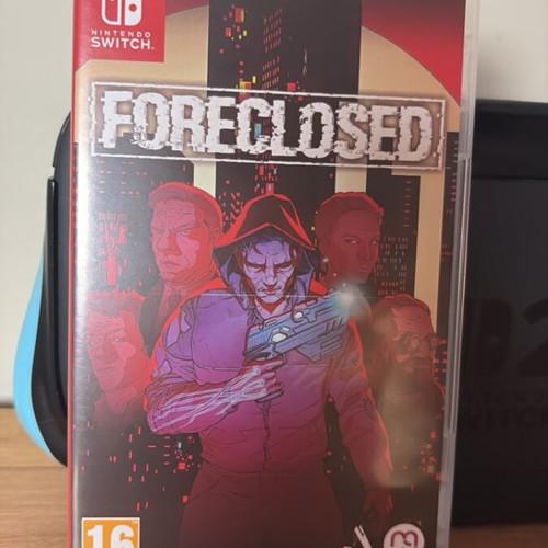 Foreclosed Nintendo Switch game like new, cyberpunk action-adventure
