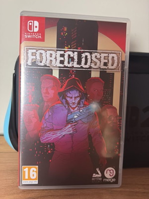 Foreclosed Nintendo Switch game like new, cyberpunk action-adventure