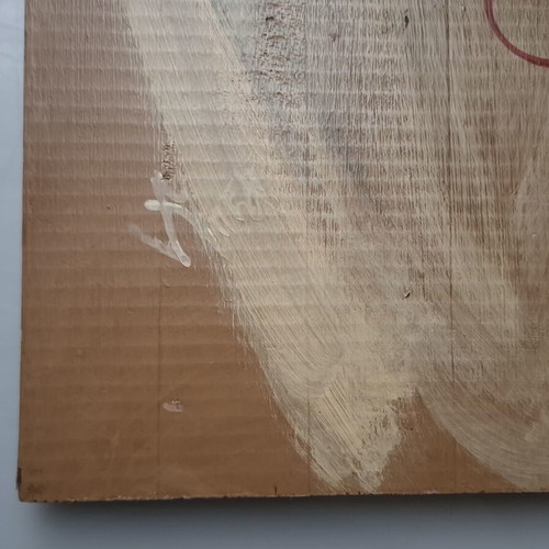 Folk painting on wooden panel like new, 29x100.5 cm