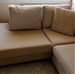  Καναπές-κρεβάτι σύνθετος δύο αυτοτελών τμχ. με γωνία