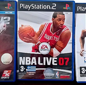 NBA LIVE 07-09 και NBA2K12 πακέτο PAL PLAYSTATION 2 (PS2)