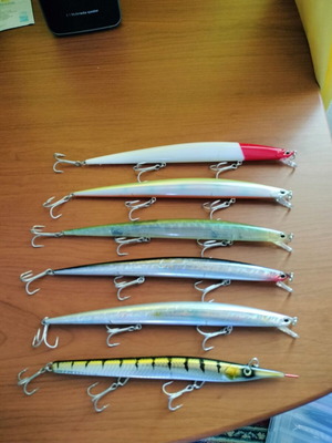 Artificial fishing lures like new, Bearking 27g and Noeby-Kingdom
