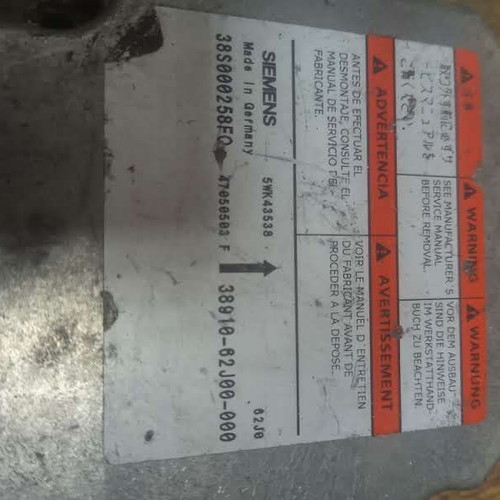 Airbag module Suzuki Swift used, 3891062J00, 5wk43538