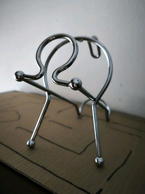 Bottle holder for wine and liqueur, like new, metal
