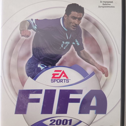 FIFA 2001 PC game used, Greek manual and voiceover