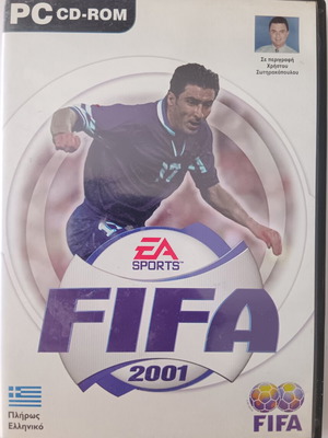 FIFA 2001 PC game used, Greek manual and voiceover