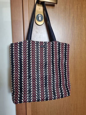 Shopping bag Pepe Jeans new, blue and red