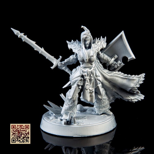 Blizzard Warrior figure new, assembled and primed