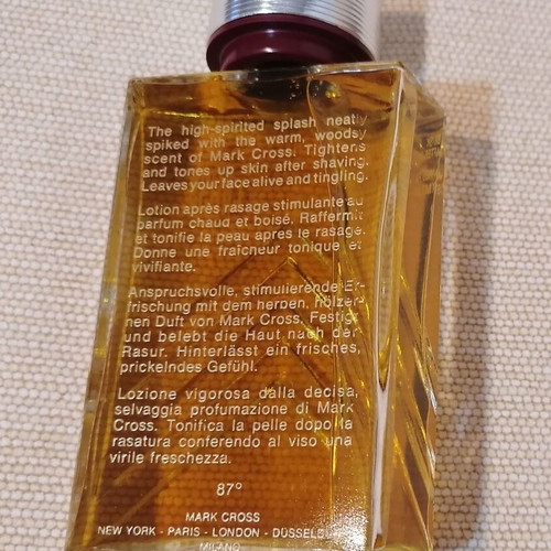 Brisk Mark Cross After Shave 3.3 oz 100ml like new