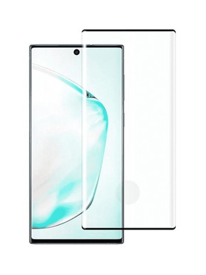 Fullscreen tempered glass No brand, For Samsung Galaxy Note 10 Plus, 3D, 0.3mm,, Μαύρο - 52557