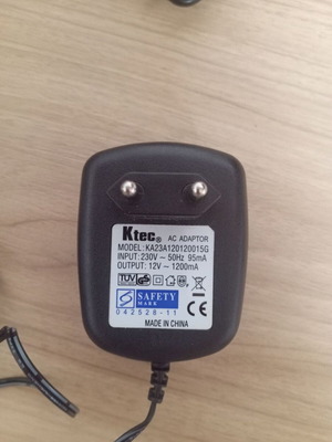 Ktec Charger AC Adapter μοντέλο KA23A120120015G μεταχειρισμένο