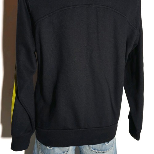 Unisex track jacket size M in excellent condition, black with fleece