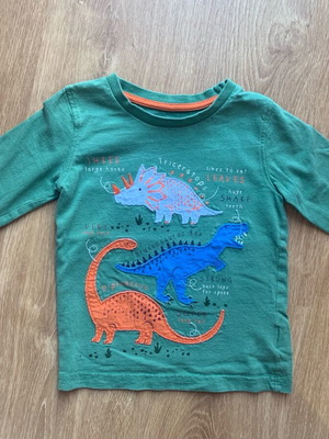 Μπλούζα Mothercare 18-24 μηνών με δεινόσαυρους σε πράσινο