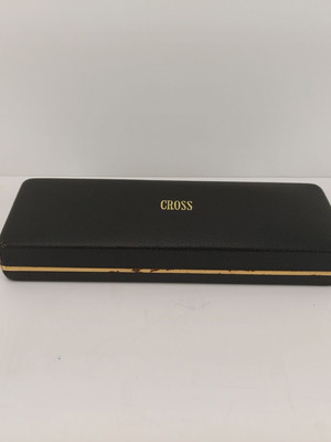 Cross pen box with two compartments used