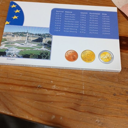 Germany Euro Coin Set 2002 like new