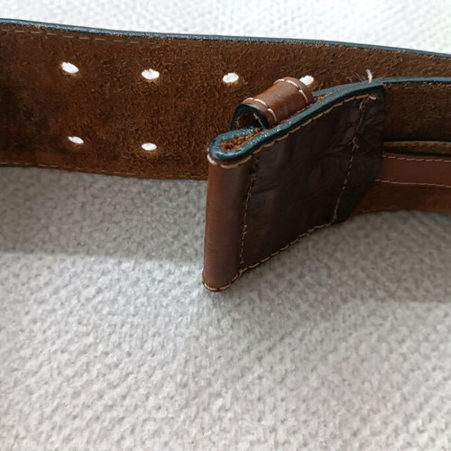 Marja Kurki leather belt brown like new, size 80
