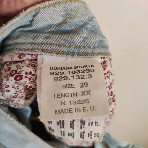 Women's Denim Shorts Staff Jeans "Doriana" distressed (Size W29)