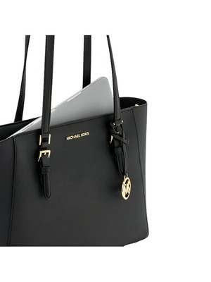 Τσάντα Michael Kors Charlotte 3 σε 1 καινούργια, μαύρη με χρυσαφί λεπτομέρειες