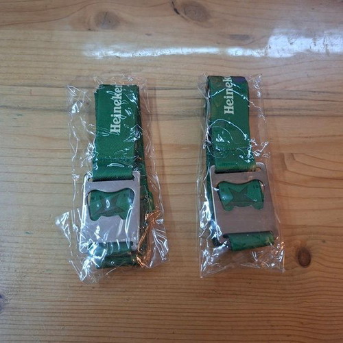 Heineken collectible bottle openers with lanyards from the 90s new