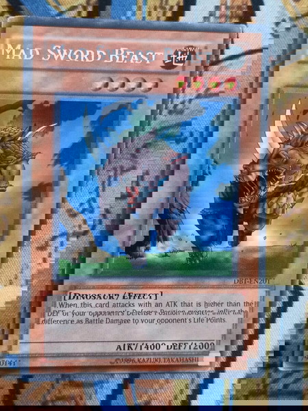 Mad Sword Beast (Rare, Yugioh)